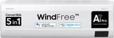 Samsung 1.5 Ton 3 Star AR18CYLANWK/AR18CYLANWKNNA/AR18CYLANWKXNA Convertible 5-in-1 Cooling 2024 Model WindFree Technology Split Inverter AC (Copper Condenser, White, with Wi-fi Connect)