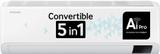Samsung 1.5 Ton 3 Star AR18CY3YATC/AR18CY3YATCNNA/AR18CY3YATCXNA Convertible 5-in-1 Cooling 2023 Model Split Inverter AC (Copper Condenser, White, with Wi-fi Connect)