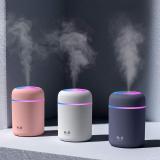 Aider Portable Night Light Quiet Auto Shut Off 2 Mist Modes Colorful Cool 300mL Portable Room Air Purifier (Multicolor)