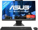 ASUS AiO M3 Series, All in One Desktop, AMD Ryzen 3 Quad Core 8 GB LPDDR5/512 GB SSD/Windows 11 Home/23.8 Inch Screen/M3402WFA-KBA016WS with MS Office (Black, 423 mm x 529 mm x 165 mm, 5.4 kg)