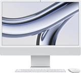 Apple iMac M3 8 GB Unified/256 GB SSD/macOS Sonoma/24 Inch Screen/MQR93HN/A  (Silver, 461 mm x 547 mm x 147 mm, 4.43 kg)