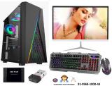 ZOONIS Alien Gaming & Youtube Editing Desktop Core i7 16 GB DDR4/500 GB/256 GB SSD/Windows 10 Pro/4 GB 4GB/22 Inch Screen/Alien Gaming & Youtube Editing Desktop With 4 GB Graphics Card with MS Office (Black)