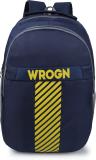 WROGN Spacy Unisex Backpack fits upto 14 Inches Laptop/College bag/School bag 32 L Laptop Backpack (Blue)