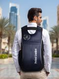 perfect leather Large 25 L Laptop Backpack unisex Spacy and reflective strip Special price 25 L Laptop Backpack (Blue)