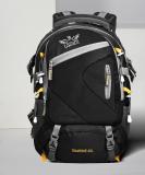 3SIX5 Heavy Duty Traverse Collection Unisex Travel 45 L Laptop Backpack (Black)