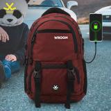 WROGN ASHPER Unisex Backpack with USB Port and Rain Cover 40 L Laptop Backpack (Maroon)