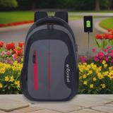 PROVOGUE laptop backpack unisex with usb charging port.water Resistant(Black) 36 L Backpack (Black)