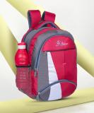 blutech School Bags for Boys and Girls/Coaching Bag/Tuition Bag (Secondary 1st Std Plus) Waterproof School Bag (Red, 35 L)