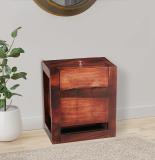 APRODZ Solid Wood Bar Cabinet (Finish Color - Teak, DIY(Do-It-Yourself))