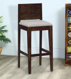 Allie Wood Segur Sheesham ( Rosewood) Solid Wood Bar Chair (Finish Color - Provincial Teak Finish, Pre-assembled)