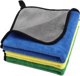 Jiyatech Multi-Purpose Super Soft Absorbent Cleaning Towels for Home MCT30x3.386 Wet and Dry Microfiber Cleaning Cloth