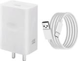 OPPO SuperVOOC 4.8 A Wall Charger for Mobile with Detachable Cable (White)
