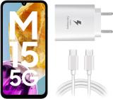 MAK 25 W Adaptive Charging 3.1 A Wall Charger for Mobile with Detachable Cable (Super Fast Charging Compatible for Galaxy M15 5G & Other Devices, White, Cable Included)