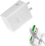 Avaxon 45 W SuperVOOC 5 A Wall Charger for Mobile with Detachable Cable (Fast charging Compatible for oppo F17 Pro/F21 Pro/F19 Pro/Reno8/8t/8Pro, White, Cable Included)