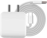 OPPO 80 W SuperVOOC 7.3 A Wall Charger for Mobile with Detachable Cable (White, Cable Included)