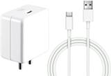 OPPO 80 W SuperVOOC 7.3 A Wall Charger for Mobile with Detachable Cable (White, Cable Included)