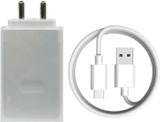 OPPO 80 W SuperVOOC 7.3 A Wall Charger for Mobile with Detachable Cable (White, Cable Included)