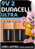 DURACELL Ultra Alkaline 9V   Battery (Pack of 2)