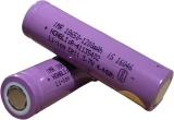 I-Birds Enterprises 18650 Rechargeable  3.7V Batteries 1200mAh Flat Top   Battery (Pack of 2)