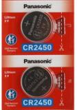 Panasonic CR2450 CAR KEY ORIGINAL  Battery (Pack of 2)