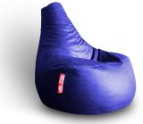 STYLE HOMEZ XXL Gamer Teardrop Bean Bag  With Bean Filling (Blue)