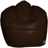 THREADVIBELIVING XXXL sofa mudda- brown Bean Bag Sofa  With Bean Filling (Brown)