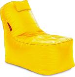 STYLE HOMEZ XXXL Video Rocker Lounger Bean Bag  With Bean Filling (Yellow)