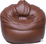 THREADVIBELIVING XXXL Sofa Mudda Tan Bean Bag Sofa  With Bean Filling (Tan)