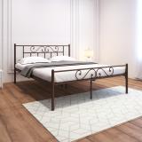 homdec Dorado Metal Queen Bed (Finish Color - Brown, Delivery Condition - DIY(Do-It-Yourself))