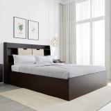 Nilkamal RIVA Headboard Engineered Wood Queen Box Bed (Finish Color - New Wenge, Delivery Condition - Knock Down)