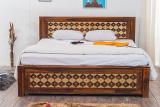 Cherry Wood Sheesham Solid Wood Queen Drawer Bed (Finish Color - Honey Finish, Delivery Condition - DIY(Do-It-Yourself))