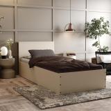 Wakefit Taurus Engineered Wood Single Box Bed (Finish Color - Pumic Grey, Delivery Condition - Knock Down)