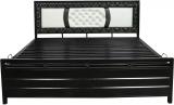 ModuTure Metal Bed with Storage, Powder Coating, Size 4x6ft, Metal Single Hydraulic, Box Bed (Finish Color - Textured Black, Delivery Condition - DIY(Do-It-Yourself))