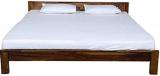 Mamata Wood Decor Sheesham Wood King Size Bed without Storage|Bed|Single Bed |Double Bed Solid Wood Queen Bed (Finish Color - Walnut, Delivery Condition - DIY(Do-It-Yourself))