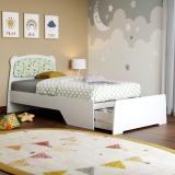 Wakefit Engineered Wood Single Bed (Finish Color - Frosty White, Delivery Condition - Knock Down)