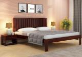 Flipkart Perfect Homes Wooden Double Bed Cot Bed Furniture Solid Wood Queen Bed (Finish Color - Brown, Delivery Condition - DIY(Do-It-Yourself))