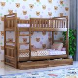 Ganpati Arts Solid Sheesham Wood Swift Bunk Bed Twin Over Bed with Ladder For Kids Solid Wood Single Bed (Finish Color - Swift-Teak, Delivery Condition - DIY(Do-It-Yourself))