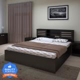 Flipkart Perfect Homes Waltz Engineered Wood Queen Box Bed (Finish Color - American Espresso, Delivery Condition - Knock Down)