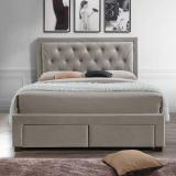 APRODZ Solid Wood Queen Drawer Bed (Finish Color - Grey, Delivery Condition - DIY(Do-It-Yourself))