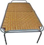 Linaa SHAH Metal Single Bed (Finish Color - Brown, Delivery Condition - DIY(Do-It-Yourself))