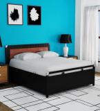 Lakecity group Daisy (6x5) Metal Queen Hydraulic Bed (Finish Color - Black, Delivery Condition - Knock Down)