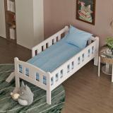 DecorNation Pippa Children Engineered Wood Single Bed (Finish Color - White, Delivery Condition - DIY(Do-It-Yourself))