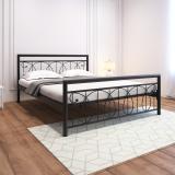 homdec Lyra Metal Queen Bed (Finish Color - Black, Delivery Condition - DIY(Do-It-Yourself))