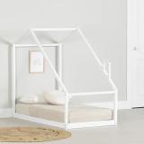 lifestyle furniture Lifestyle Furniture Premium Toddler -Bed for Boys and Girls kids Solid Wood Single Bed (Finish Color - White, Delivery Condition - DIY(Do-It-Yourself))