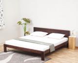 Woodefly Solid Wood Queen Bed (Finish Color - Gery Finish, Delivery Condition - DIY(Do-It-Yourself))