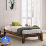 Modway Sheesham Wood Bed/Cot Bed/Palang For Bed Room/Home/Hotel Solid Wood Single Bed (Finish Color - WALNUT, Delivery Condition - DIY(Do-It-Yourself))