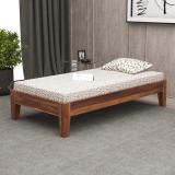 Allie Wood Rosewood ( Sheesham ) Solid Wood Single Bed (Finish Color - Provincial Teak, Delivery Condition - DIY(Do-It-Yourself))