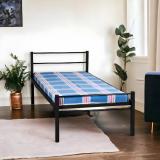 Vibrant Interior ELF (6x3) Metal Single Bed (Finish Color - Black, Delivery Condition - Knock Down)