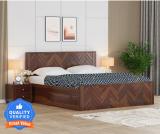 Flipkart Perfect Homes Solid Wood Queen Drawer Bed (Finish Color - Brown Finish1, Delivery Condition - DIY(Do-It-Yourself))