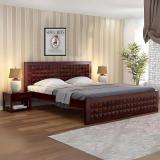 Mamata Wood Decor Solid Sheesham Wood King Size Bed For Bed Room/Home/Hotel's Solid Wood King Bed (Finish Color - dark walnut finish, Delivery Condition - DIY(Do-It-Yourself))